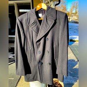 US Navy issue pea coat